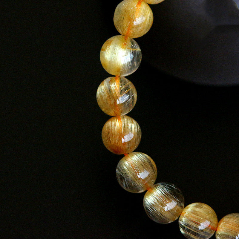 Natural Rutilated Bracelet